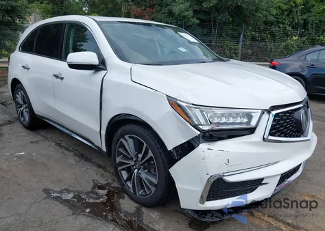 2020 Acura Mdx Technology Package z USA, uszkodzony, nr VIN 5J8YD3H57LL011140